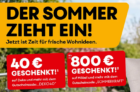 40 € Rabatt ab 90 € Einkaufswert [*Markierte Produktartikel bei Möbel Hardeck]